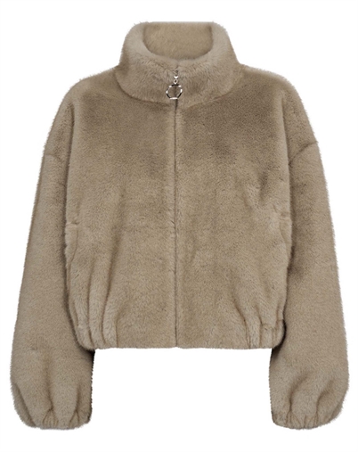 Co'Couture - Fera CC Faux Fur Jakke - Creme